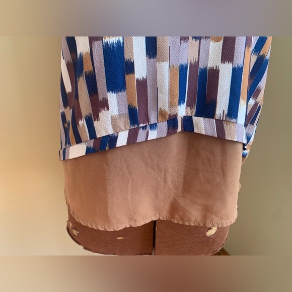 Zara blouse, sleeveless mock turtle neck shirt - Picture 3 of 6